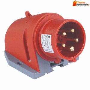 TPLAST CEE-5x32A/IP44-Y. Kapaklı Duvar Fişi (83x90)